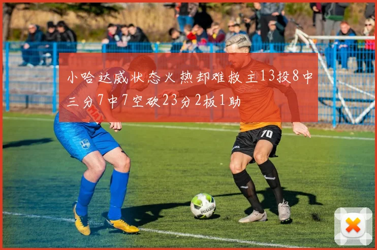 小哈达威状态火热却难救主13投8中三分7中7空砍23分2板1助